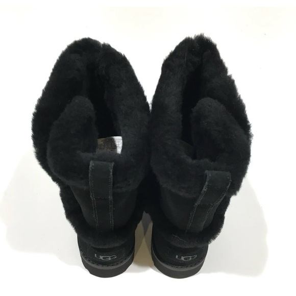 UGG Classic Black Mini Fluff Spill Seam Boot (9) S/N 1112500 🌴 - Picture 11 of 13
